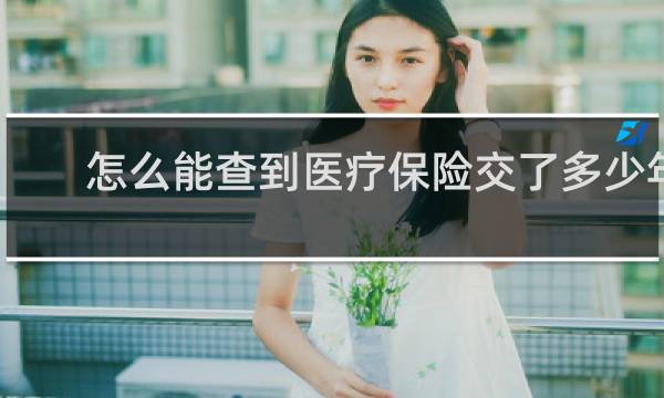 怎么能查到医疗保险交了多少年