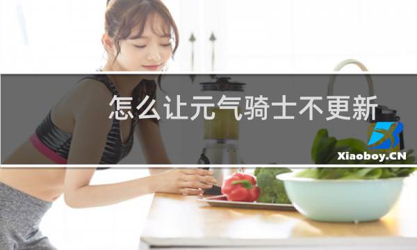 怎么让元气骑士不更新
