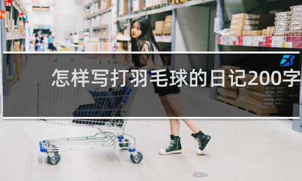 怎样写打羽毛球的日记200字