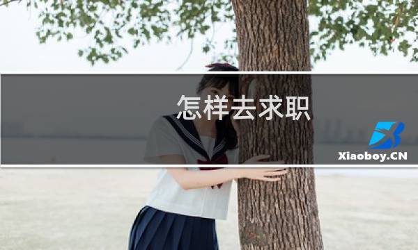 怎样去求职图片