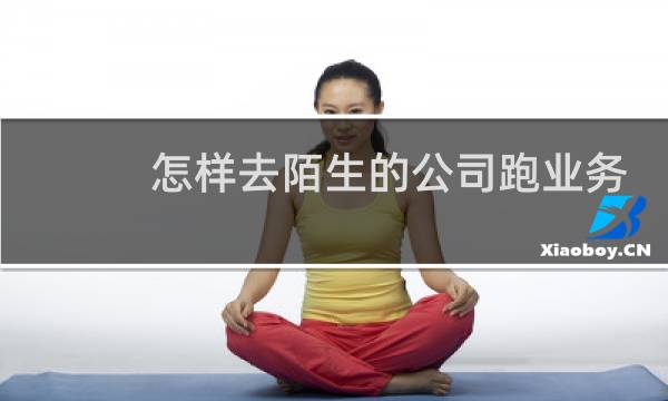 怎样去陌生的公司跑业务