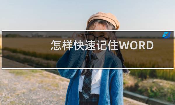 怎样快速记住WORD中的一些常用快捷键