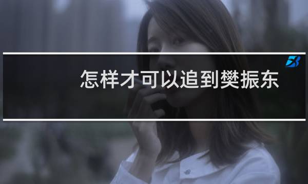 怎样才可以追到樊振东