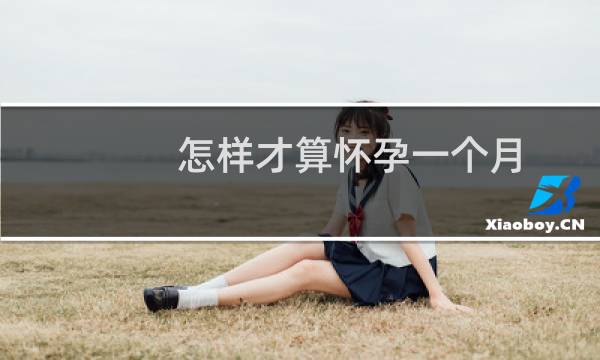 怎样才算怀孕一个月