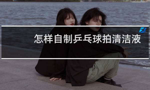 怎样自制乒乓球拍清洁液