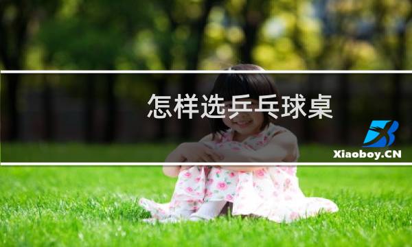 怎样选乒乓球桌