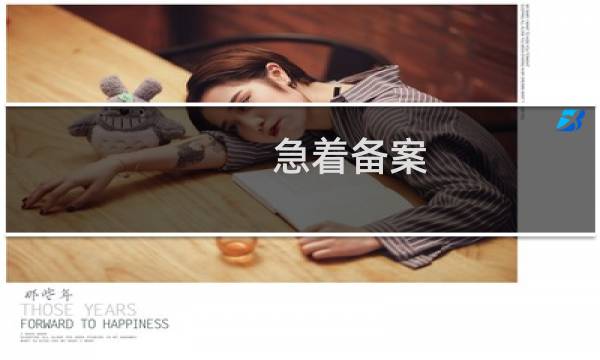 急着备案,修改了10多次