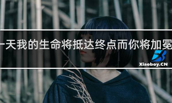 总有一天我的生命将抵达终点而你将加冕为王什么梗
