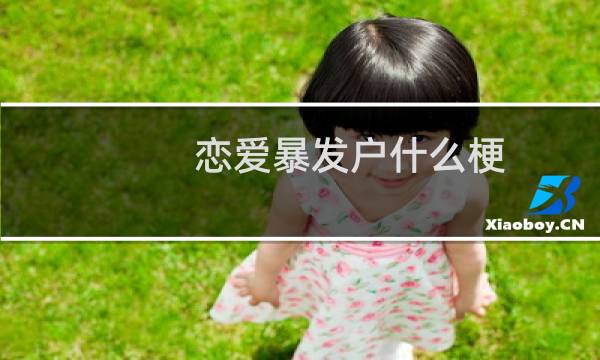 恋爱暴发户什么梗？什么梗