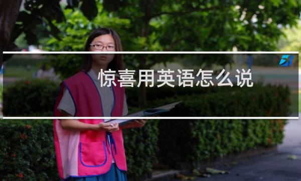 惊喜用英语怎么说（惊喜的英语怎么读）图片