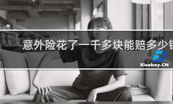 意外险花了一千多块能赔多少钱