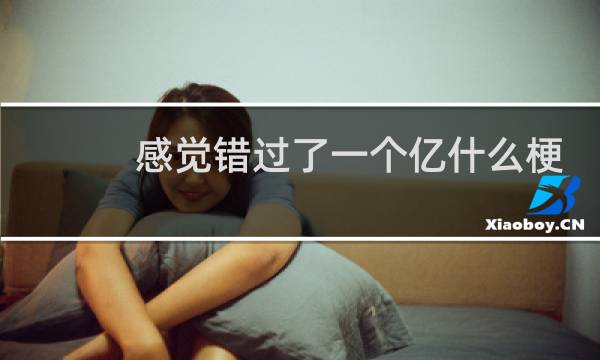 感觉错过了一个亿什么梗