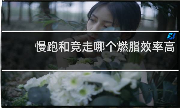 慢跑和竞走哪个燃脂效率高