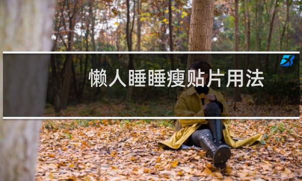 懒人睡睡瘦贴片用法（懒人睡睡瘦贴片有用吗）图片