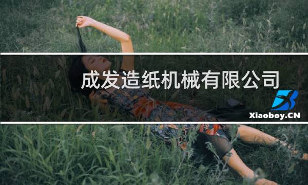 成发造纸机械有限公司