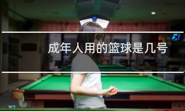成年人用的篮球是几号