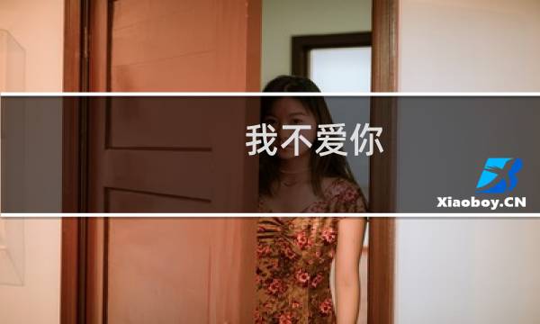 我不爱你图片