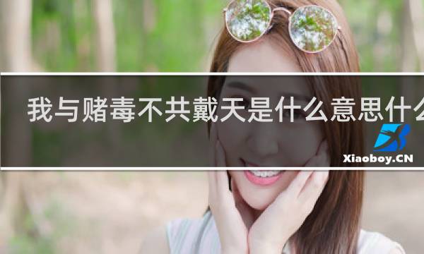 我与赌毒不共戴天是什么意思什么梗