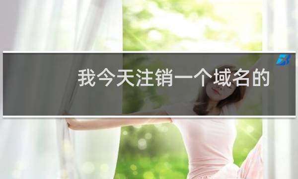 我今天注销一个域名的备案，提交了申请。可是当我在进入账号时，