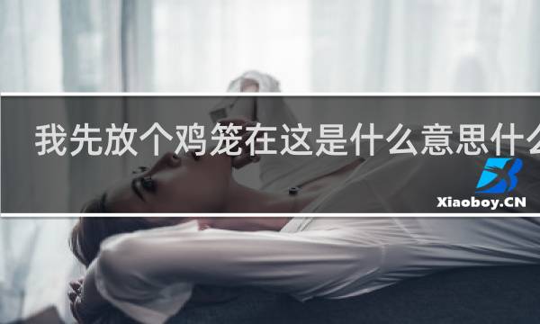 我先放个鸡笼在这是什么意思什么梗