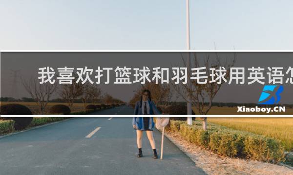 我喜欢打篮球和羽毛球用英语怎么说