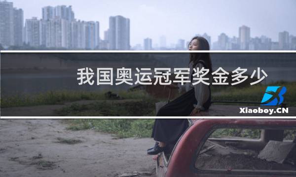 我国奥运冠军奖金多少