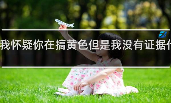 我怀疑你在搞黄色但是我没有证据什么梗？什么梗