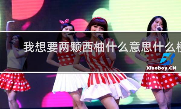 我想要两颗西柚什么意思什么梗