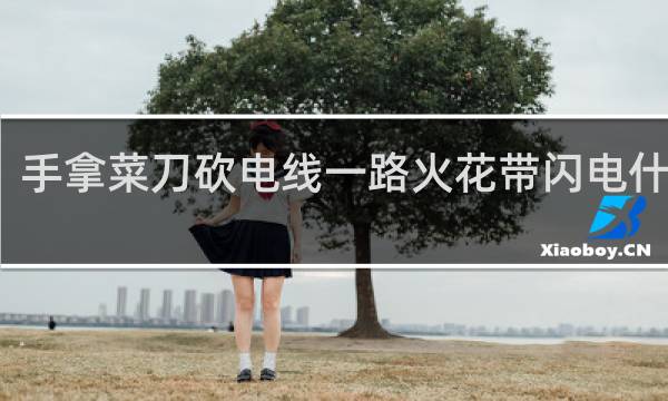 手拿菜刀砍电线一路火花带闪电什么梗