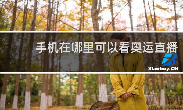 手机在哪里可以看奥运直播