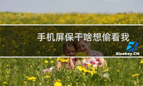 手机屏保干啥想偷看我手机效果怎么设置？