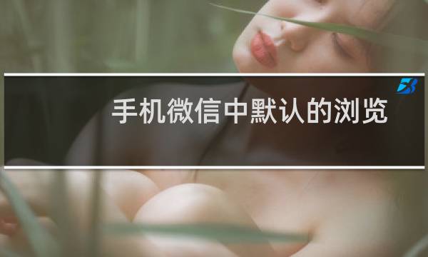 手机微信中默认的浏览器怎么设置修改