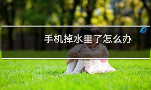 手机掉水里了怎么办?手机掉水里的正确处理方法