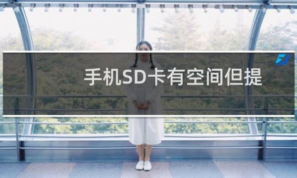 手机SD卡有空间但提示空间不足不能用了怎么办？