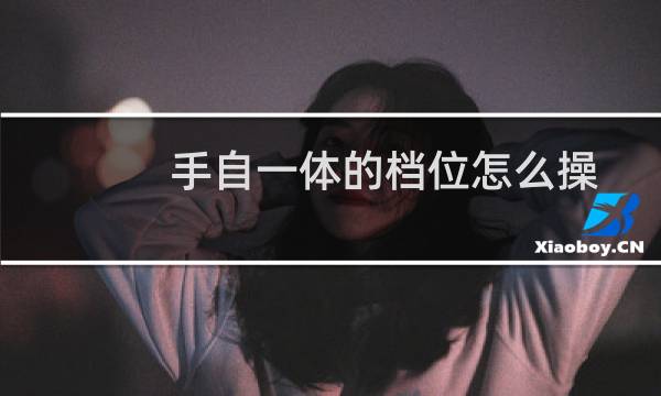 手自一体的档位怎么操作（汽车手自一体的挡位怎么操作）图片