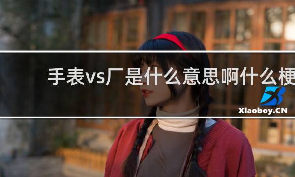 手表vs厂是什么意思啊什么梗