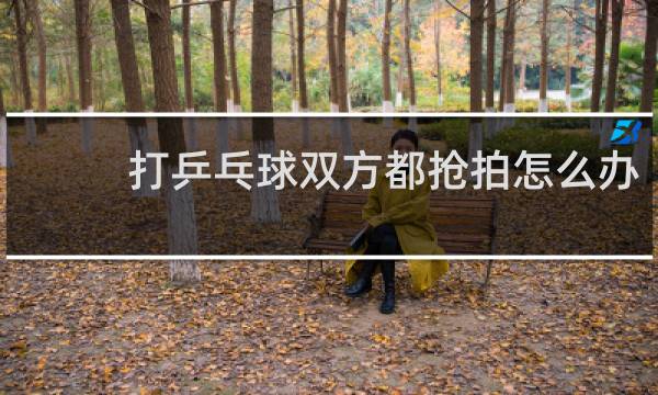 打乒乓球双方都抢拍怎么办