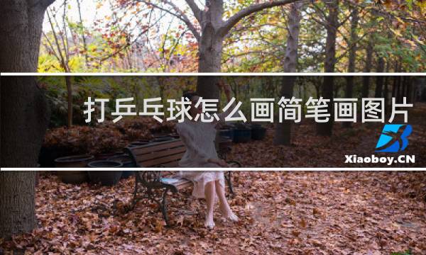 打乒乓球怎么画简笔画图片