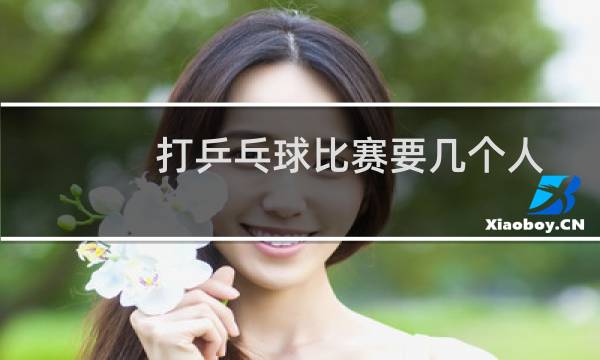 打乒乓球比赛要几个人