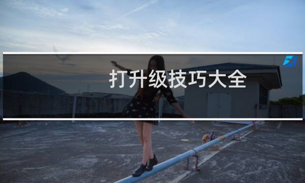 打升级技巧大全