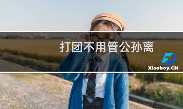 打团不用管公孙离，她会自己死的什么梗