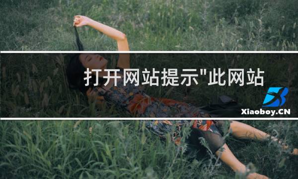 打开网站提示\