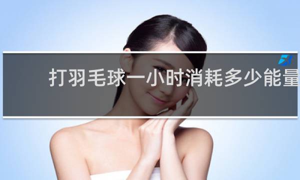 打羽毛球一小时消耗多少能量