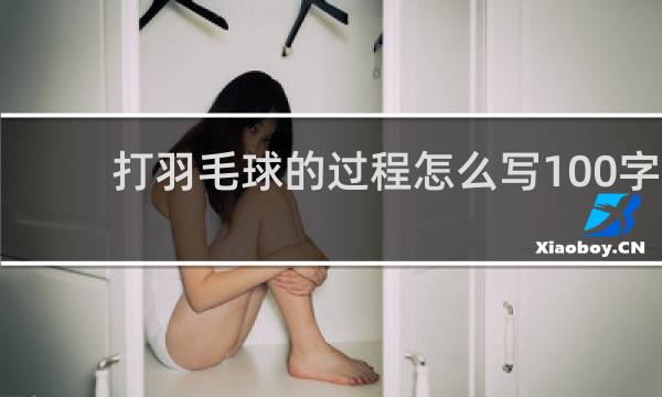 打羽毛球的过程怎么写100字
