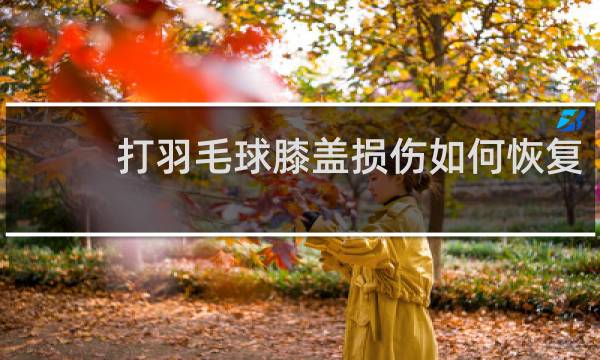 打羽毛球膝盖损伤如何恢复