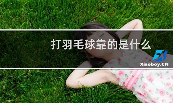 打羽毛球靠的是什么