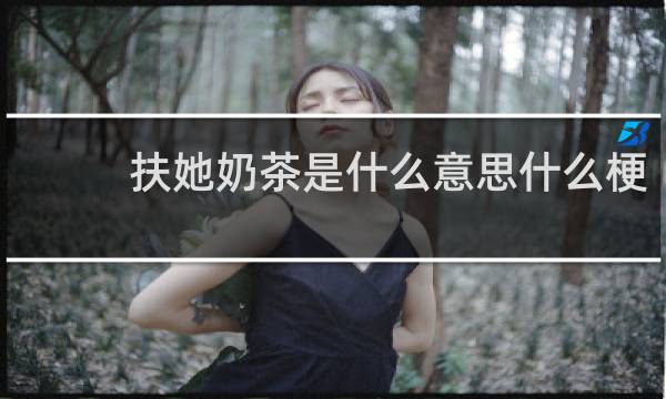 扶她奶茶是什么意思什么梗