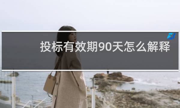 投标有效期90天怎么解释