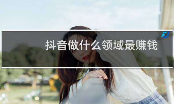 抖音做什么领域最赚钱