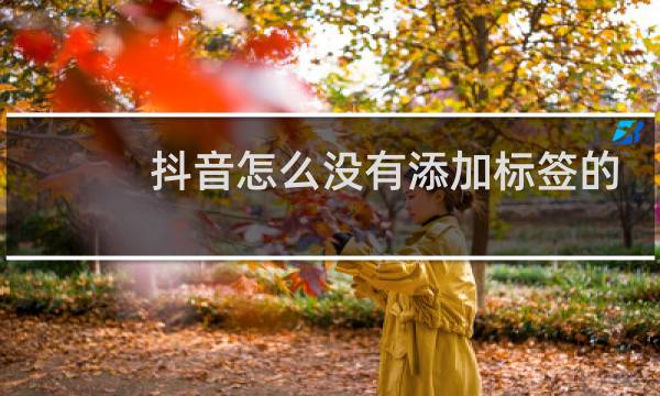 抖音怎么没有添加标签的选项图片